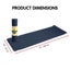 Powertrain Eco-friendly Tpe Yoga Pilates Exercise Mat 6mm - Dark Blue Carousel 2