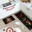 Merry Christmas Kitchen Rugs Set of 2 Xmas Mats Decor Funny Holiday Floor Door Carousel 5