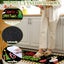 3 Pcs Christmas Kitchen Rug and Mat Set Washable Lime Green Black Kitchen Floor Carousel 7