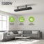 1500W Outdoor Patio Electric Infrared Radiant Strip Heater WiFi & Remote Control Carousel 2