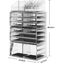Makeup Cosmetic Organizer Storage with 12 Drawers Display Boxes Clear Carousel 2