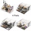 Makeup Cosmetic Organizer Storage with 12 Drawers Display Boxes Clear Carousel 4