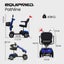 Electric Mobility Scooter For Elderly Motorized Riding Older Adults Aid Porta... Carousel 6