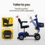 Electric Mobility Scooter For Elderly Motorized Riding Older Adults Aid Porta... Carousel 7