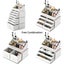Makeup Cosmetic Organizer Storage with 12 Drawers Display Boxes White Carousel 7
