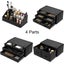 Makeup Cosmetic Organizer Storage with 12 Drawers Display Boxes Black Carousel 5