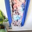 Vivid Size 14 Sleeveless Dress Blue Pink Floral Abstract Print Carousel 4
