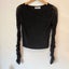 Noisy May Size S Black Long-Sleeve Cropped Blouse Carousel 1