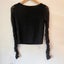 Noisy May Size S Black Long-Sleeve Cropped Blouse Carousel 5
