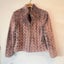 Emu Paris Size U/Arm 49cm Pink Gray Faux Fur Jacket Carousel 1