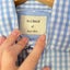 M.J. Bale Size 41 Classic Gent's Blue Check Long-Sleeve Shirt Carousel 2