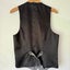Tarocash Size XS Men's Grey Black Wavy Striped Suit Vest Carousel 4
