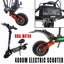 4000W Foldable Adult Off Road E-Bike Electric Scooter Dual Motor 80KM/H 60KM NEW Carousel 1