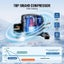 32L Commercial Blast Freezer 4 Trays Blast Chiller Chest Seafood Ice Cream Carousel 3