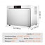 32L Commercial Blast Freezer 4 Trays Blast Chiller Chest Seafood Ice Cream Carousel 7