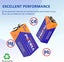9V Battery 4PCS 9V Battery Carousel 8