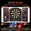 New Dartboard and Cabinet Set Complete with All Accessories Easy Assembly Carousel 2