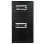 New Double Door 5.5 cu.ft Safe Box with Key Lock Password Cabinet Black Carousel 11