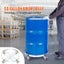 NEW 55 Gal Drum Dolly Heavy Duty Barrel Cart 1000lbs with Swivel Casters Steel Carousel 2