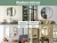Yezi Wall Mirror Round Bathroom Decor Large Vanity Makeup Mirrors Frame 50cm Carousel 4