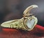 1820's Georgian "love- heart locket" ring - 15/9ct gold Carousel 5