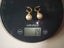 Milk Cream Mother Of Pearl Gold Coated Beautiful Earrings Carousel 3