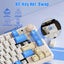 LEOBOG A75 75% Alice Layout Tri-mode Mechanical Keyboard with Joystick - Pepper Carousel 5