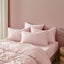 Natural Home Bamboo Tailored Duvet Cover Set Blush Pink Single Bed Carousel 3