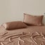Natural Home Ultra Soft 400TC Bamboo Summer Sheet Set Earth Single Bed Carousel 3