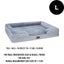 Orthopedic Memory Foam Dog Bed with Bolster Sides - L Carousel 1