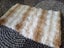 Faux fur - teddy bear/ soft toy making material / Tan and off white Carousel 1