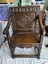 Rare 17th Century c1640 English Oak Wainscot chair Carousel 1