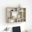 vidaXL Wall Shelf Sonoma Oak 75x16x55 cm Engineered Wood Carousel 1