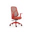 Mobel Yara Mesh Back Office Chair - Red or Light Blue Carousel 1