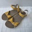 Saltwater Surfer Sandals Mustard Girls Sz2 Carousel 1