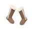 UGG EVERAU(R) UGG Boots Women Sheepskin Wool Shearling Lined Tall Platform Kazzi Carousel 5