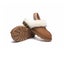 AUSTRALIAN SHEPHERD(R) UGG Sheepskin Wool Slingback Slippers Waffle Plus Carousel 4