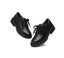 EVERAU(R) Senior Black Leather Large Size Lace Up School Shoes Carousel 4