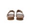 EVERAU(R) Women Leather Metal Ultra Soft Flat Slides Jianna Carousel 9