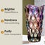 Modern Crystal Glass Vase Colored Transparent Rose Vase for Home Decor Carousel 6
