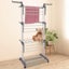 STORFEX 4-Tier Drying Rack - Grey Carousel 4