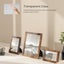 SONGMICS Collage Picture Frames (Pack of 10) - Rustic Brown Carousel 5