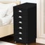 6 Drawer Office Cabinet Drawers Black Carousel 2