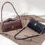 Elosung Brown Elegant Vintage Baguette Shoulder Chic Pu Leather Underarm Purse W Carousel 3