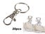 20 x Key Rings Carousel 6