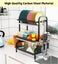 Carla Home Dish Drying Rack 3 Tier Large Capacity Kitchen Storage With Utensil A Carousel 6
