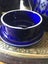 Hornsea Heirloom series cobalt blue tea coffee sugar bowl and large container Carousel 8
