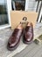 Bared Wedgebill Mahogany Leather Loafers Size 41 Carousel 2
