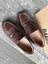 Bared Wedgebill Mahogany Leather Loafers Size 41 Carousel 8