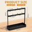 Mug Holder for Counter, 2 Tier Coffee Cup Rack, Mug Holder Organizer with 1 Carousel 4